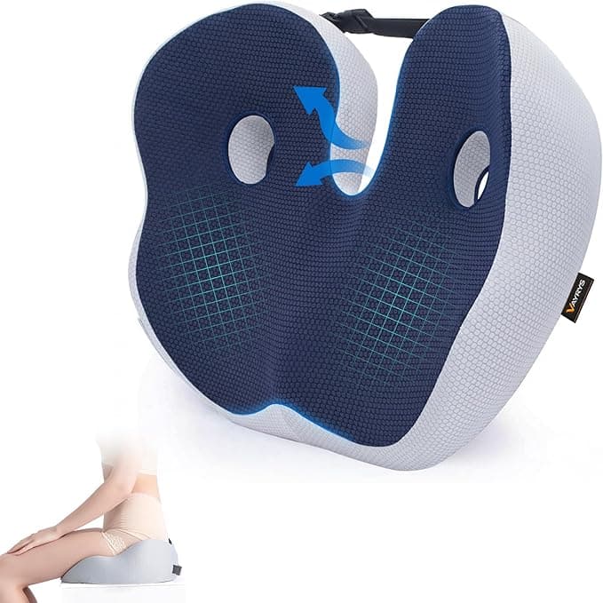 VAYRYS Coussin d’Assise Ergonomique Mémoire de Forme Coccyx